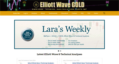 Desktop Screenshot of elliottwavegold.com